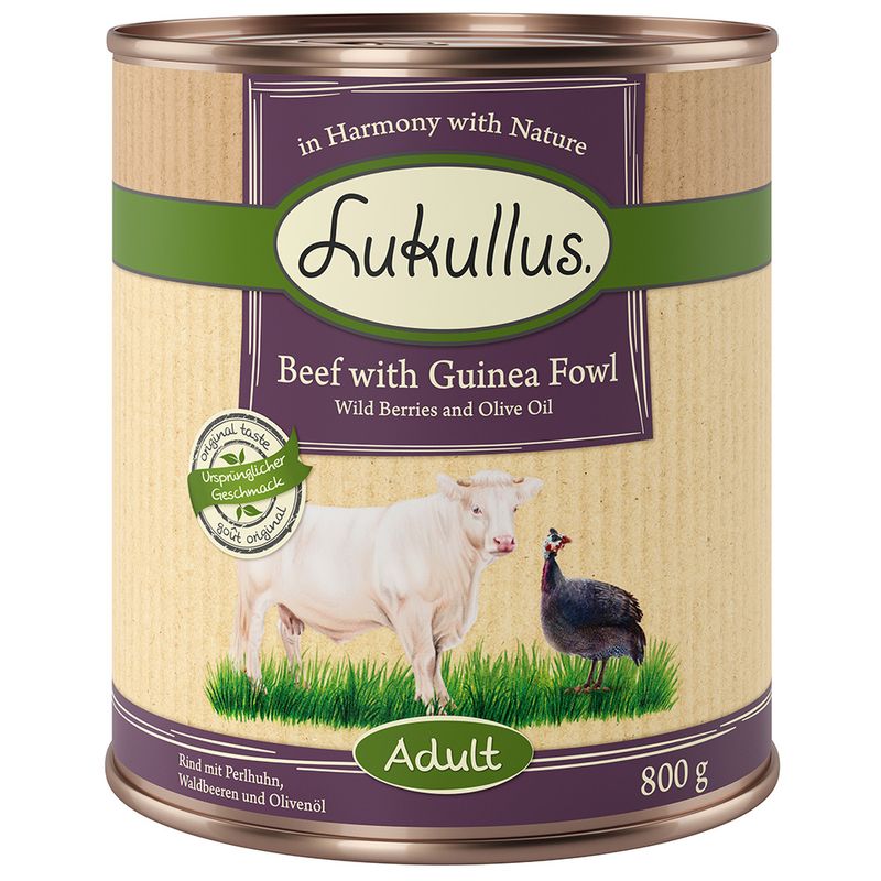 Lukullus Adulte bœuf, pintade