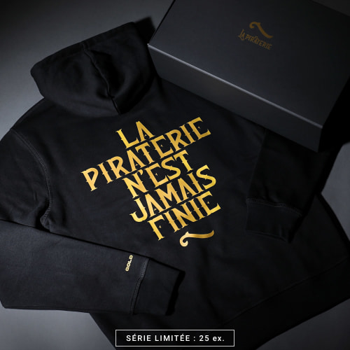 Sweat Capuche Gold Edition 25 ex. LPNJF Noir Or
