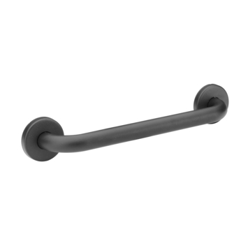 Secucare wandbeugel 30 cm diameter 25 mm RVS zwart