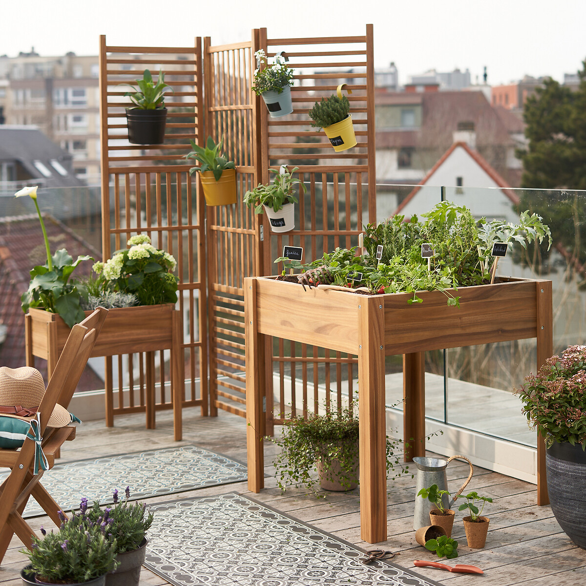 LA REDOUTE INTERIEURS<br>Tela exterior em acácia, Wassif