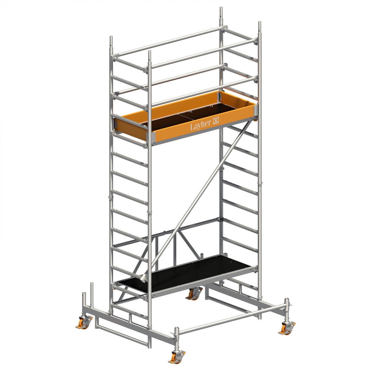 Layher Zifa rolsteiger veiligheidsconstructie P2 4,76m AH