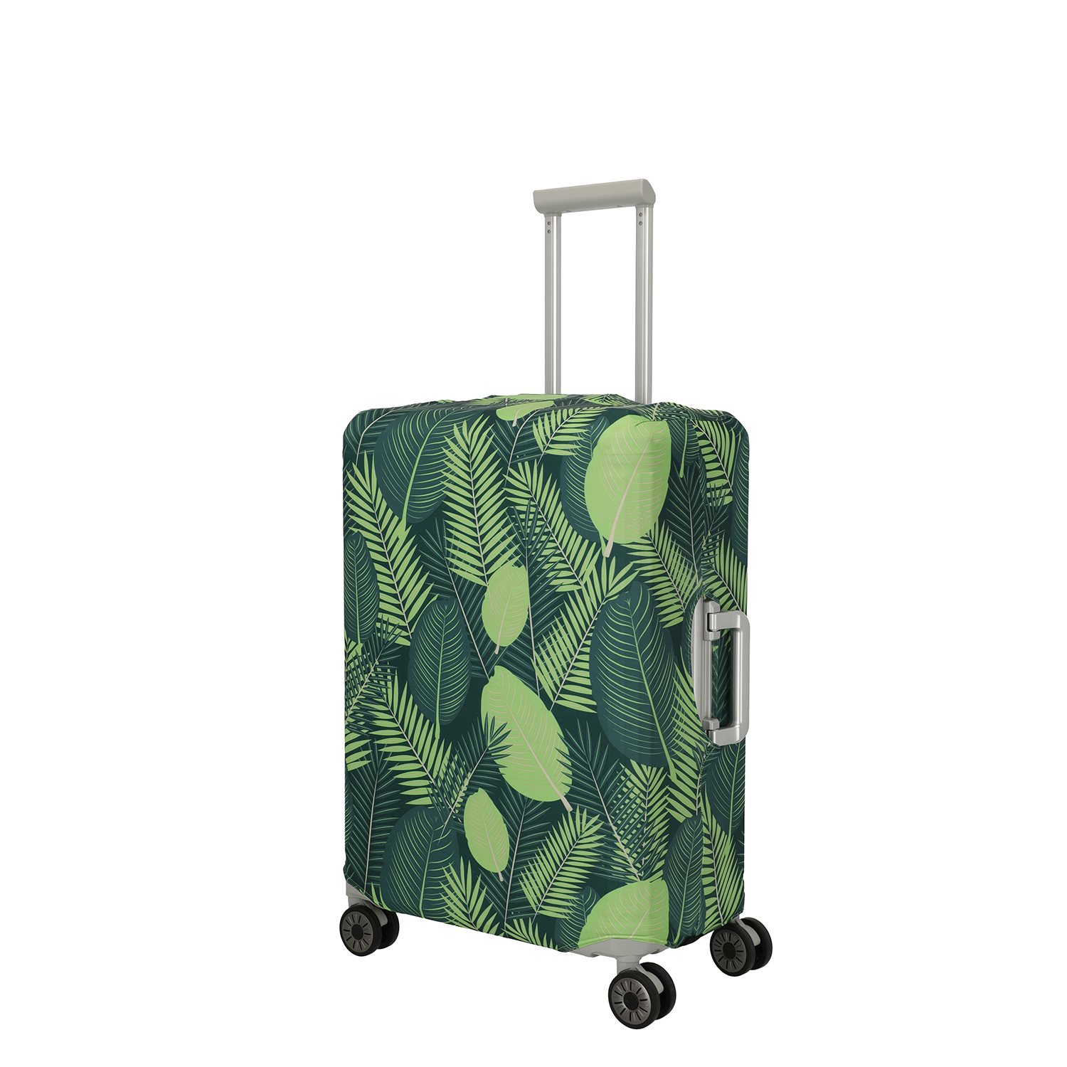 Travelite Accessoires Kofferhoes M dark blue w/feathers
