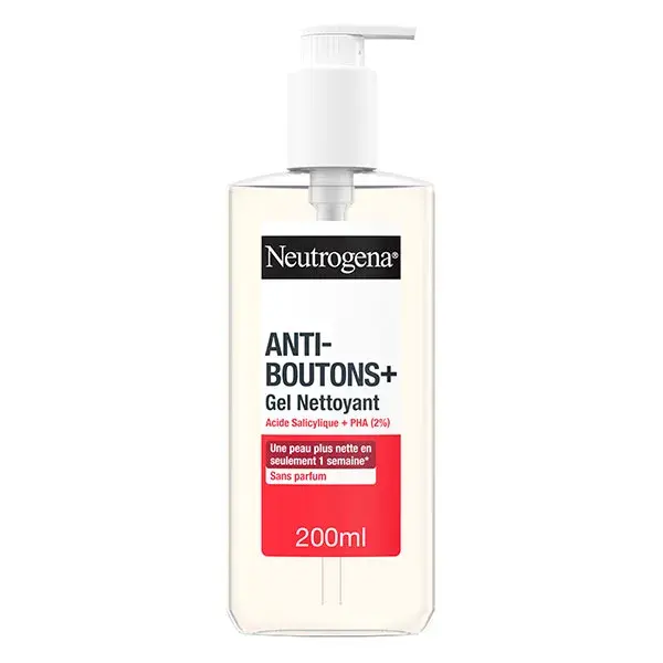 Gel de Limpeza Facial Neutrogena Anti-Acne + para Pele com Tendência à Acne 200ml