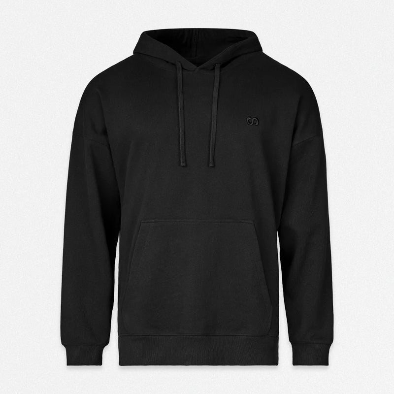Hoodie Herren aus Bio-Baumwolle Schwarz