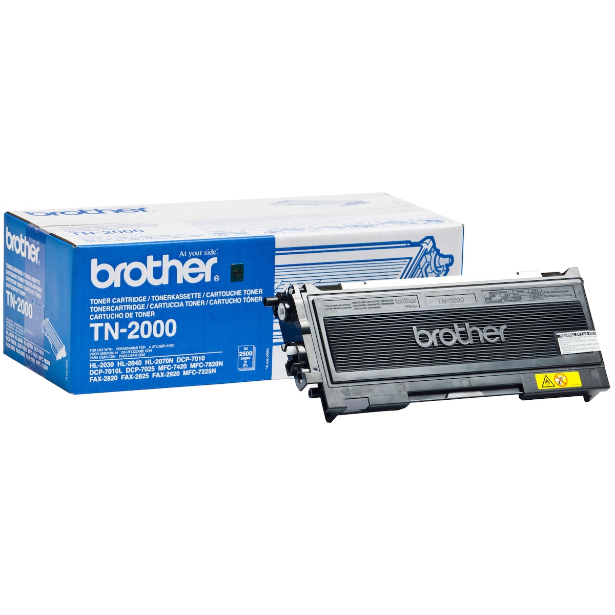 Brother toner TN-2000 Sort