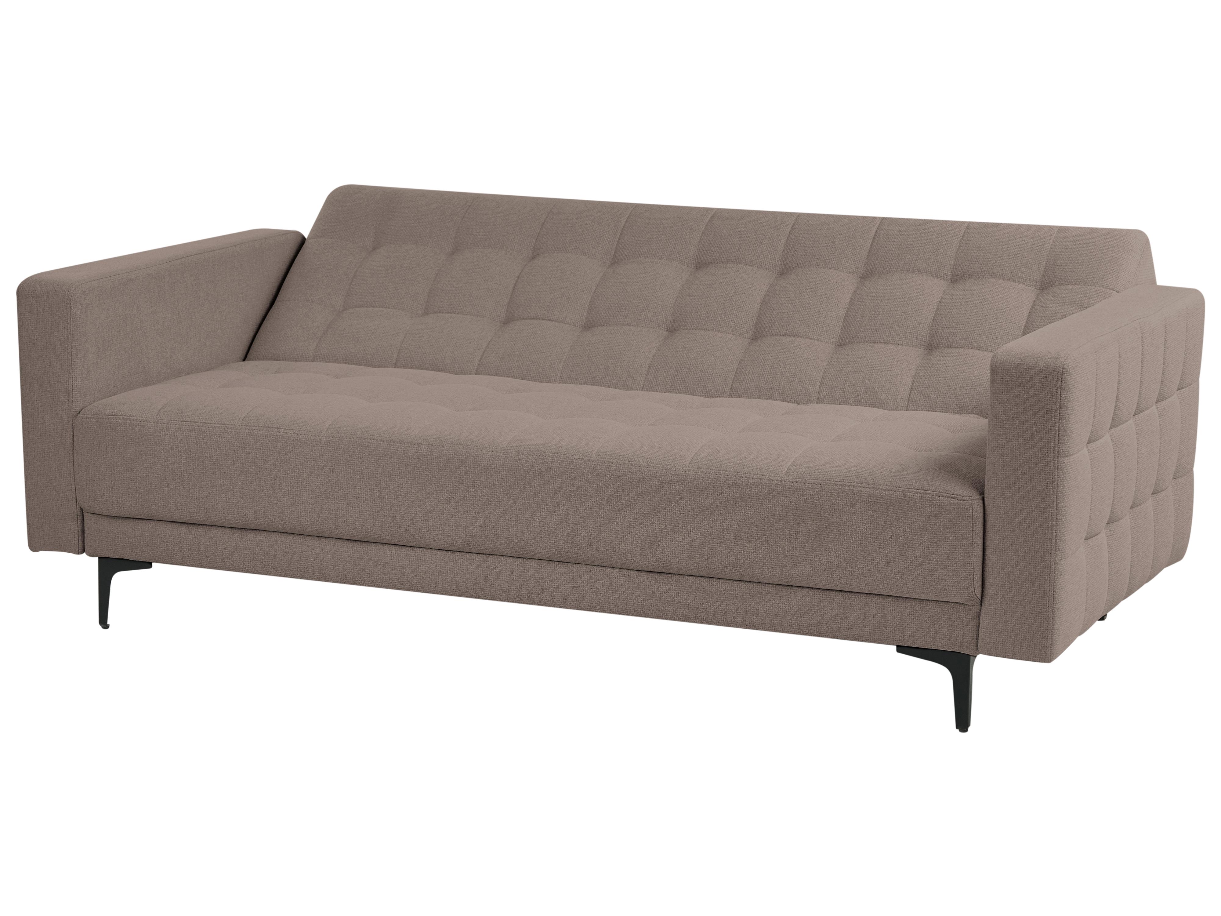 Slaapbank 3-zits ABERDEEN Stof Taupe