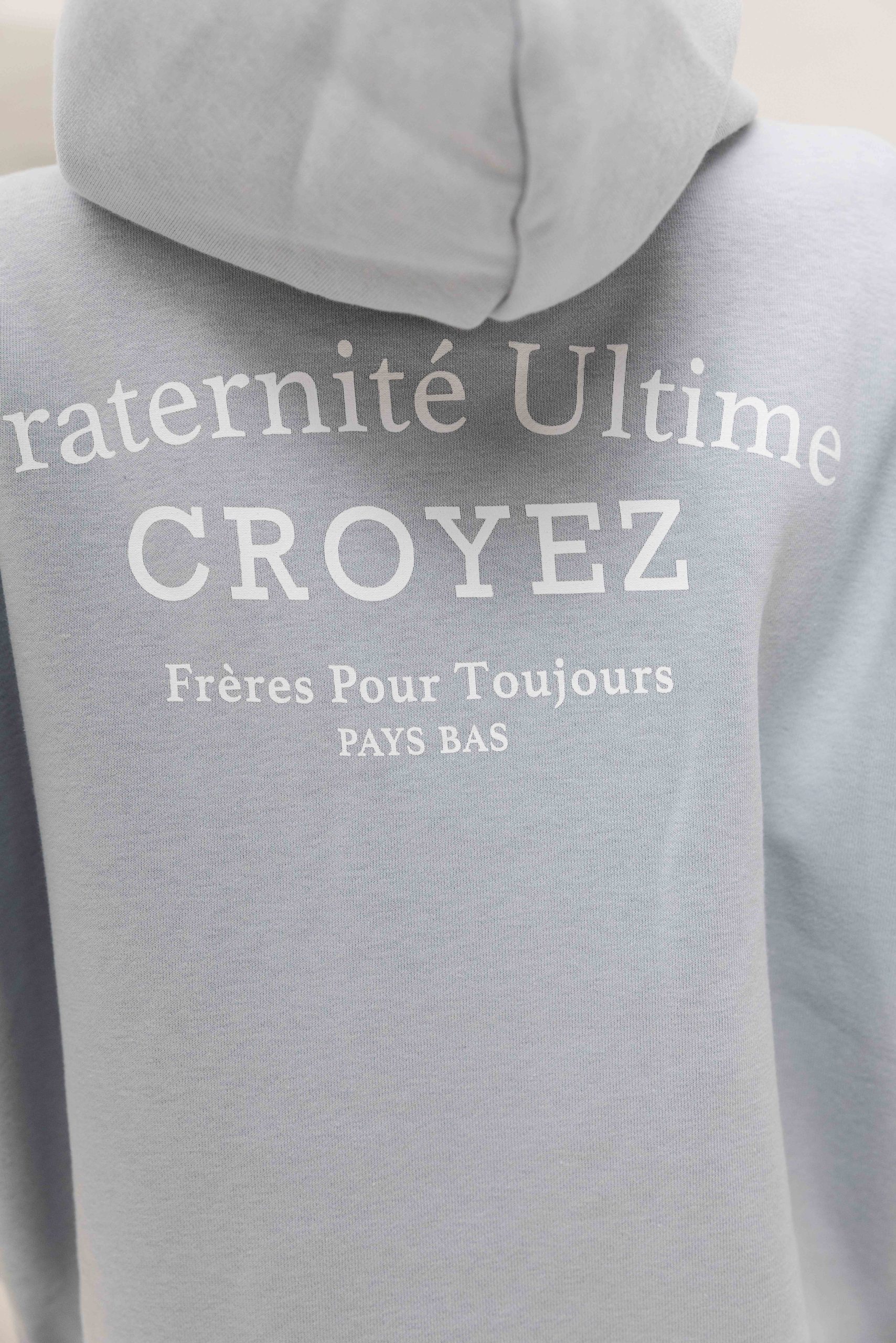 Croyez Fraternité Hoodie Kids Lichtblauw