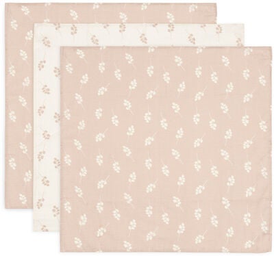 Jollein Musselinteppe 3-Pack, Twig Wild Rose