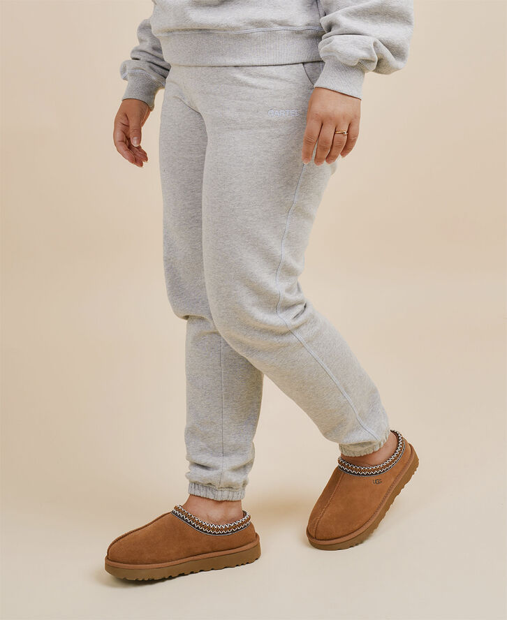 Cartel Copenhagen Blizzard Logo Sweatpants - Grey Melange Lysegrå