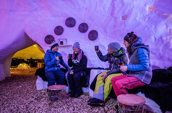 Iglu-Übernachtung im Ahrntal als Geschenk