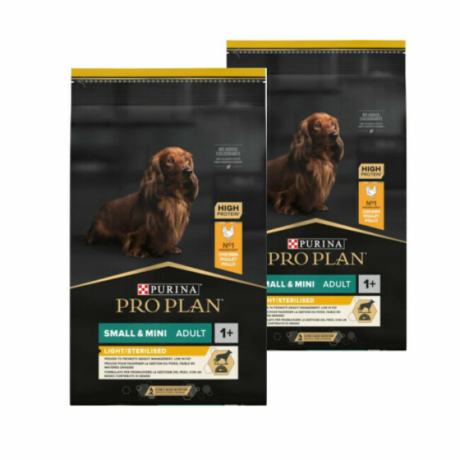 Croquettes Pro Plan Small & Mini Adult Light/Sterilised Poulet