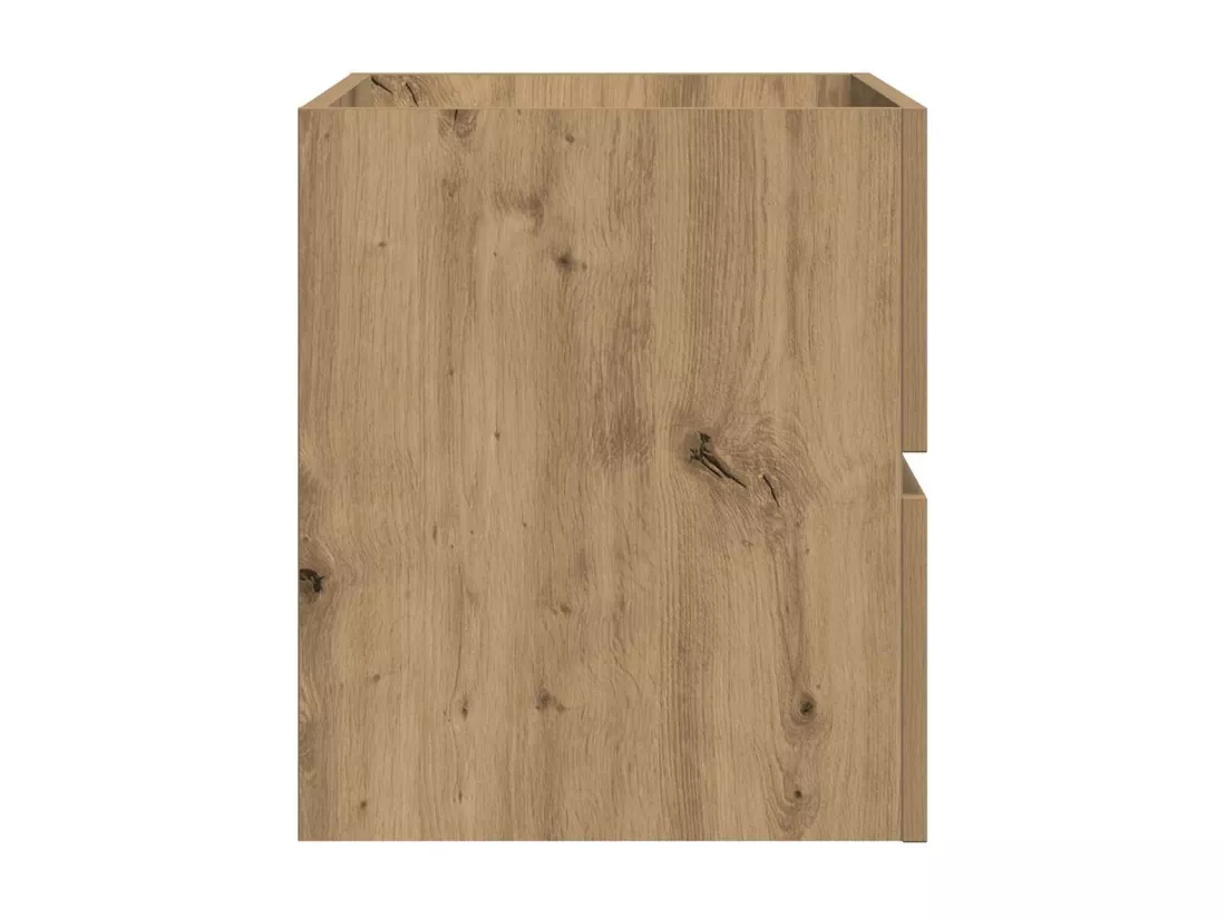 Armoire de salle de bain suspendue chêne artisanal 80x38,5x45cm