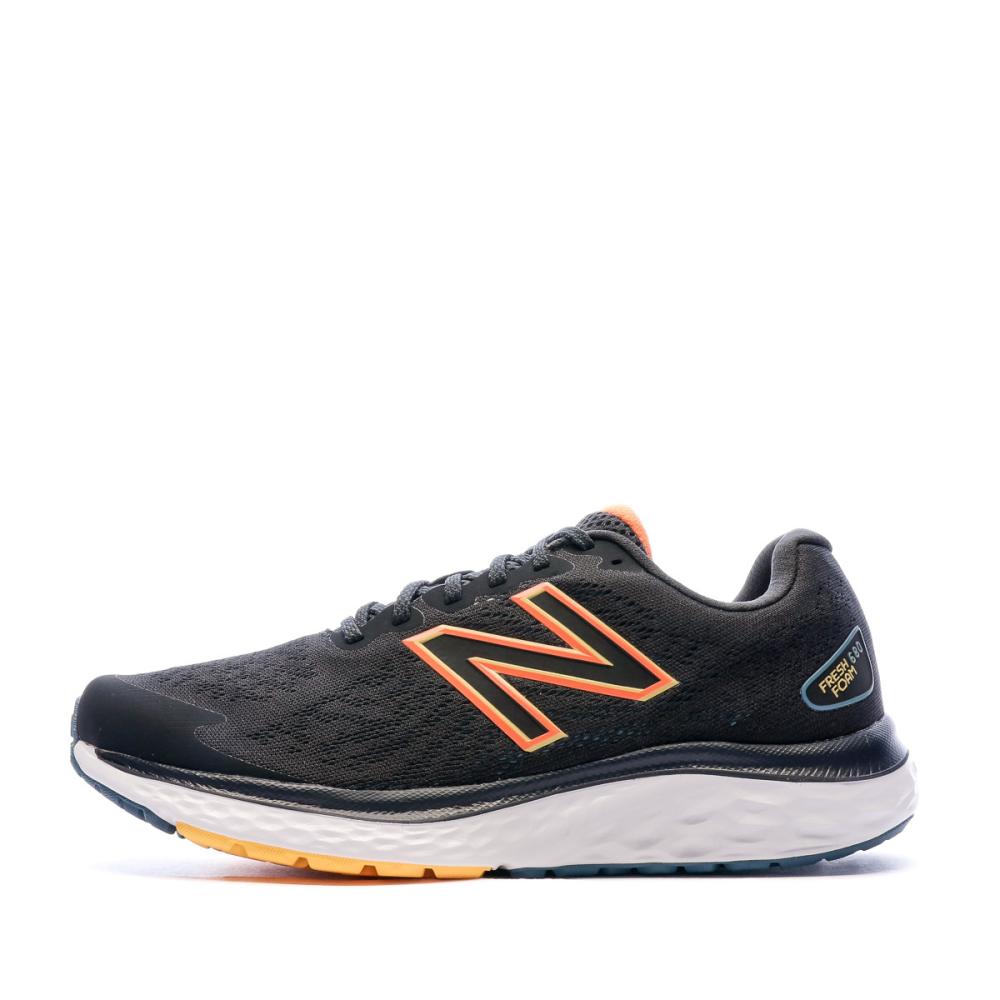 New Balance Chaussures de running Noir/Orange Homme New Balance 680v7