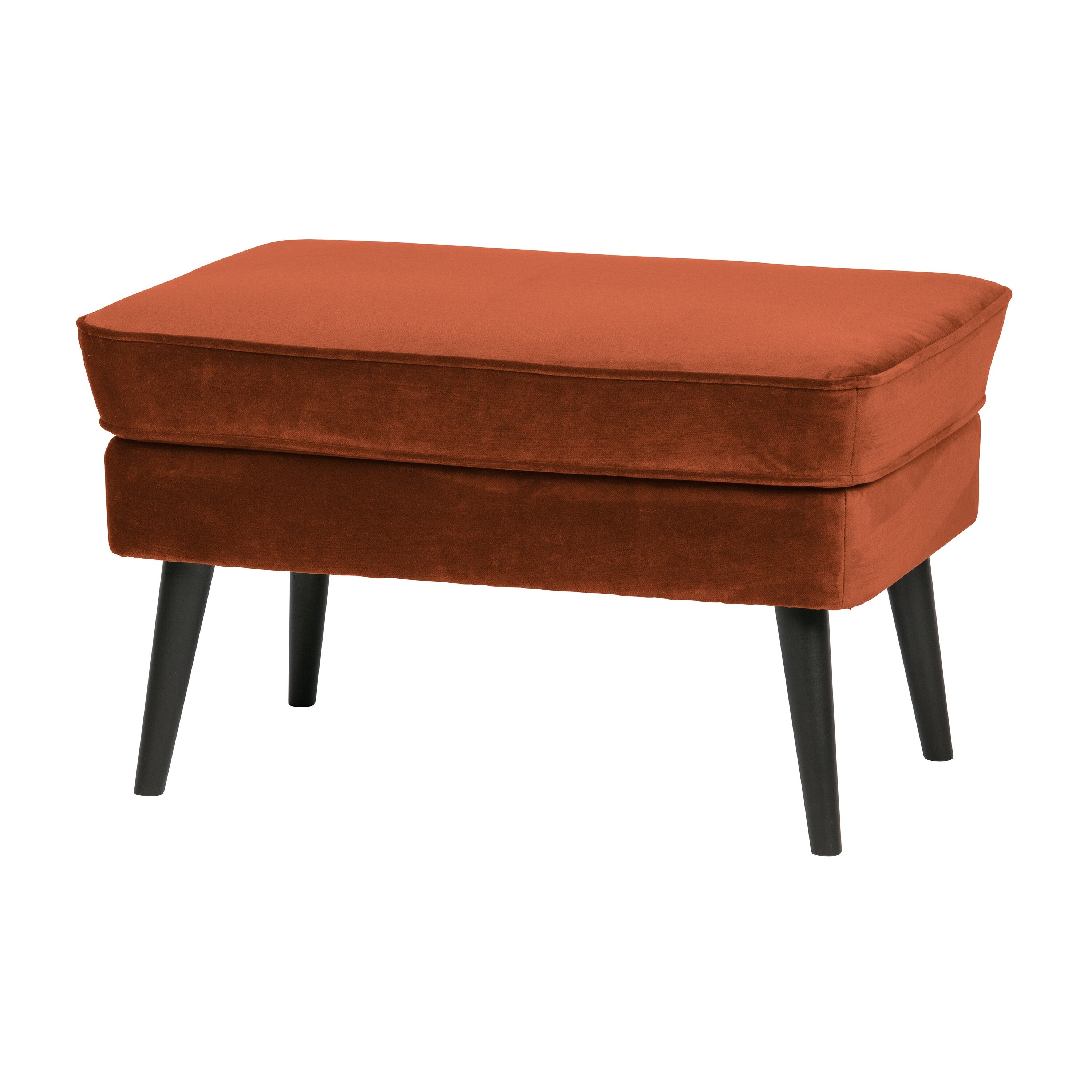Woood Rocco Hocker - Velvet - Roest