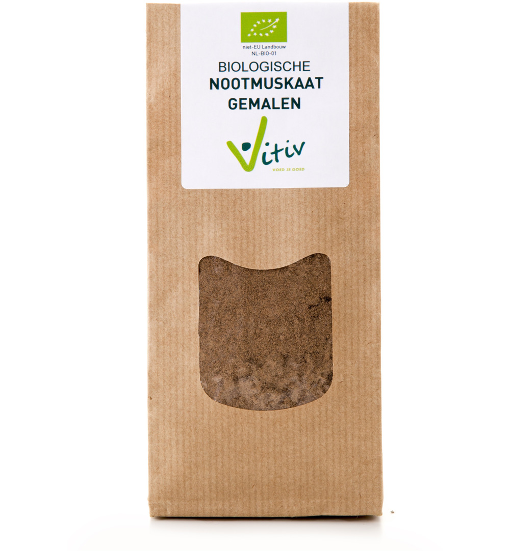 Vitiv Nootmuskaat Gemalen Bio (40 gr)