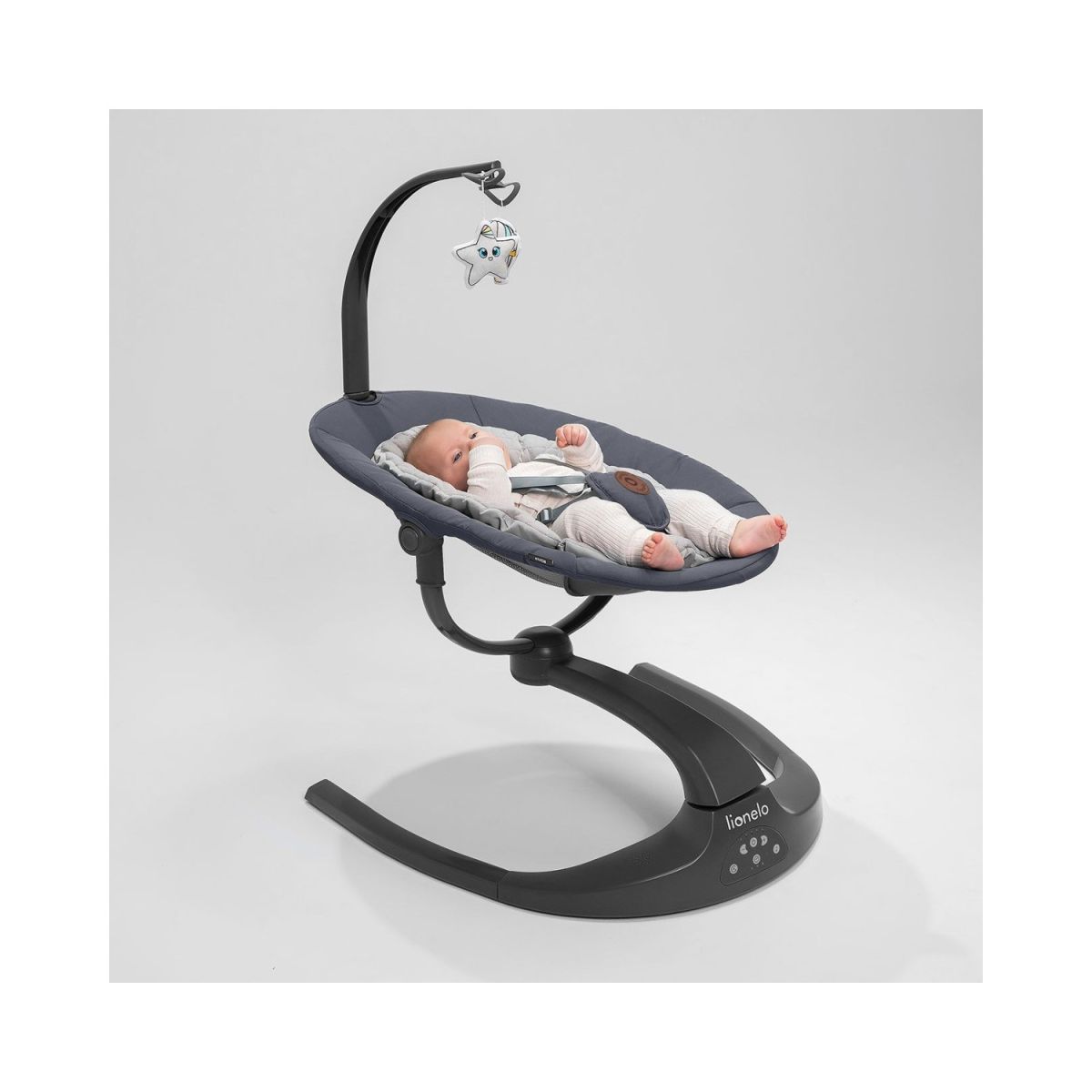 Lionelo Swinging chair Rina GREY CONCRETE