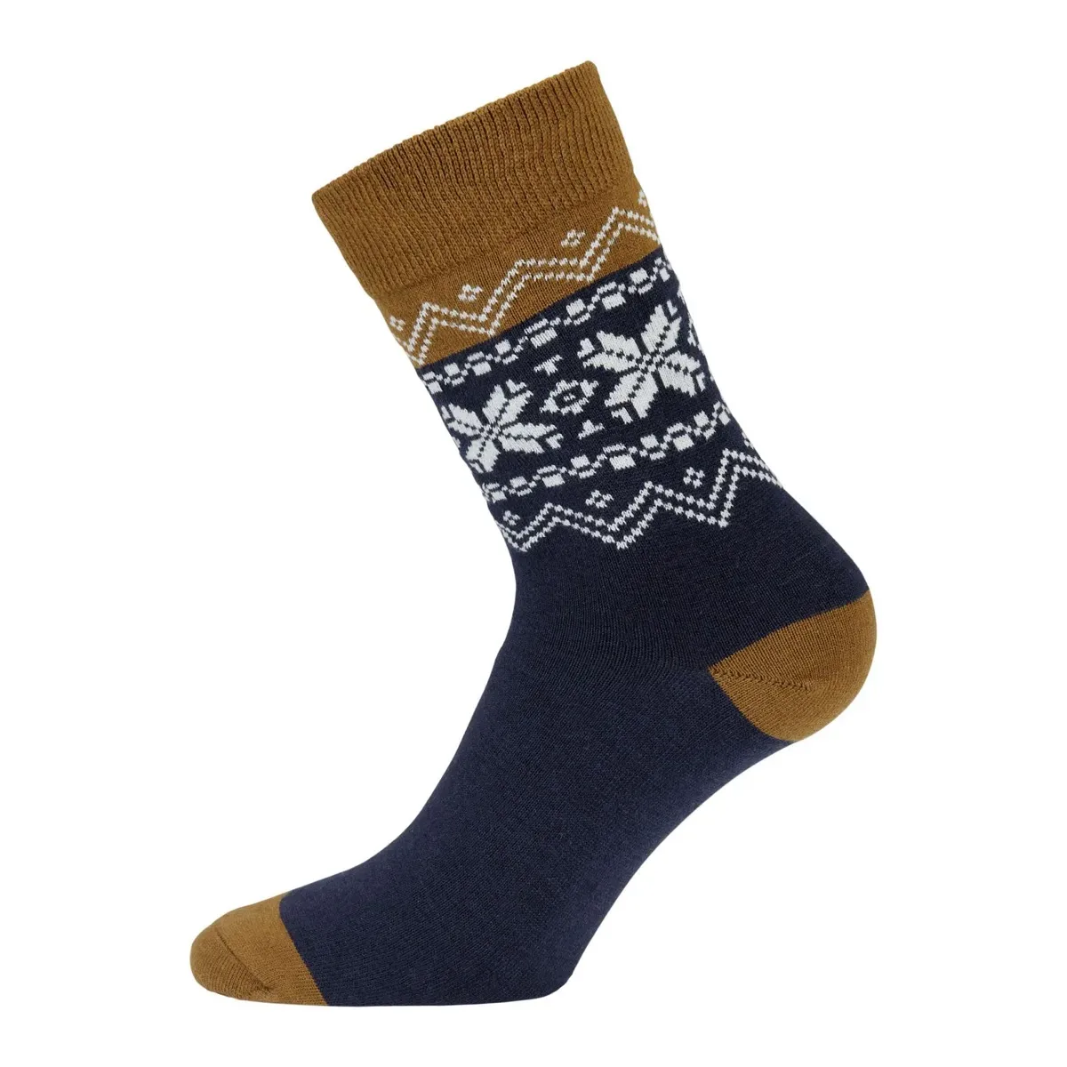 Gridarmor Heritage Merino Socks Navy Blue/Beige/White
