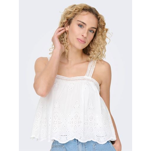 ONLY Maggi Strap Top, Bright White, L