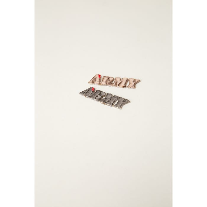 Atelier Veritas-Set van 2 patches 'ARMY' 3,8cm