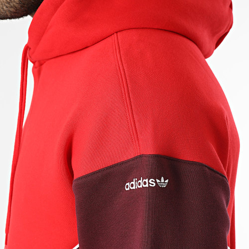 Sweat Capuche Reflective IM4420 Rouge Bleu Marine
