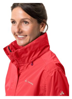 Veste Imperméable Femme Vaude Escape Light Rouge