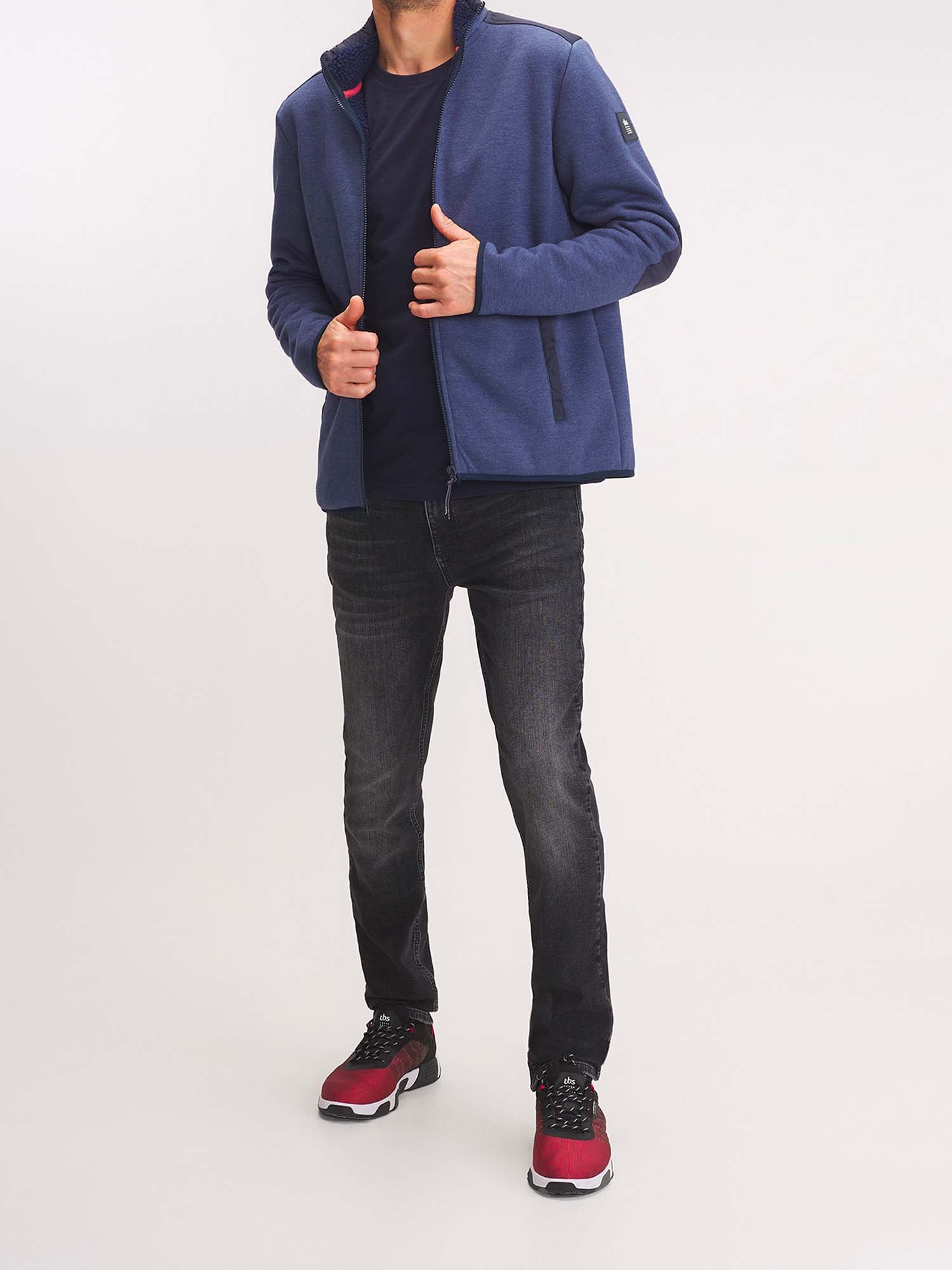 Polaire Homme Manches Longues Marine