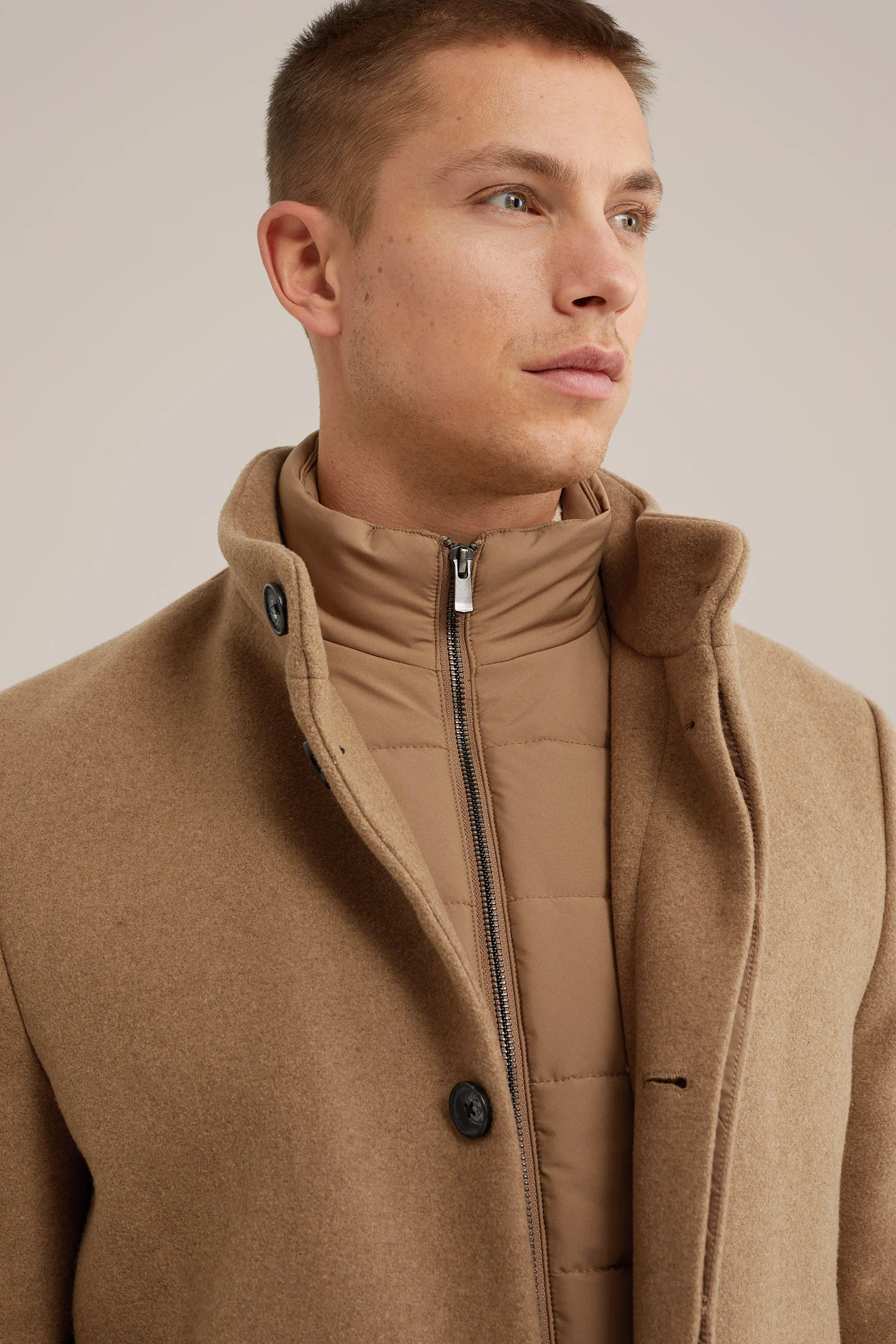 jas van wolmix WE Fashion Lichtbruin