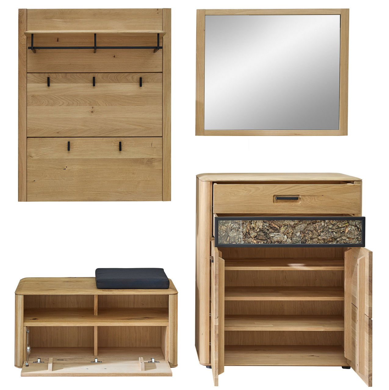 Linea Natura Garderobenkombination Set 83 MONTANA