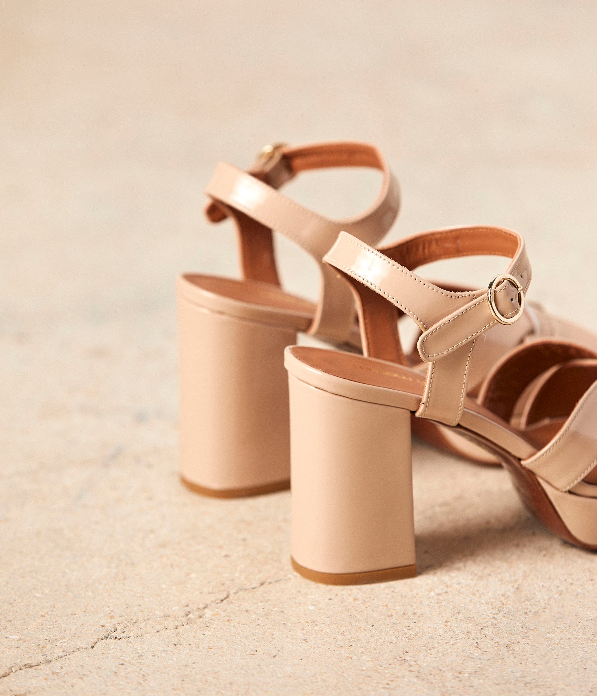 Sandales beiges Laure