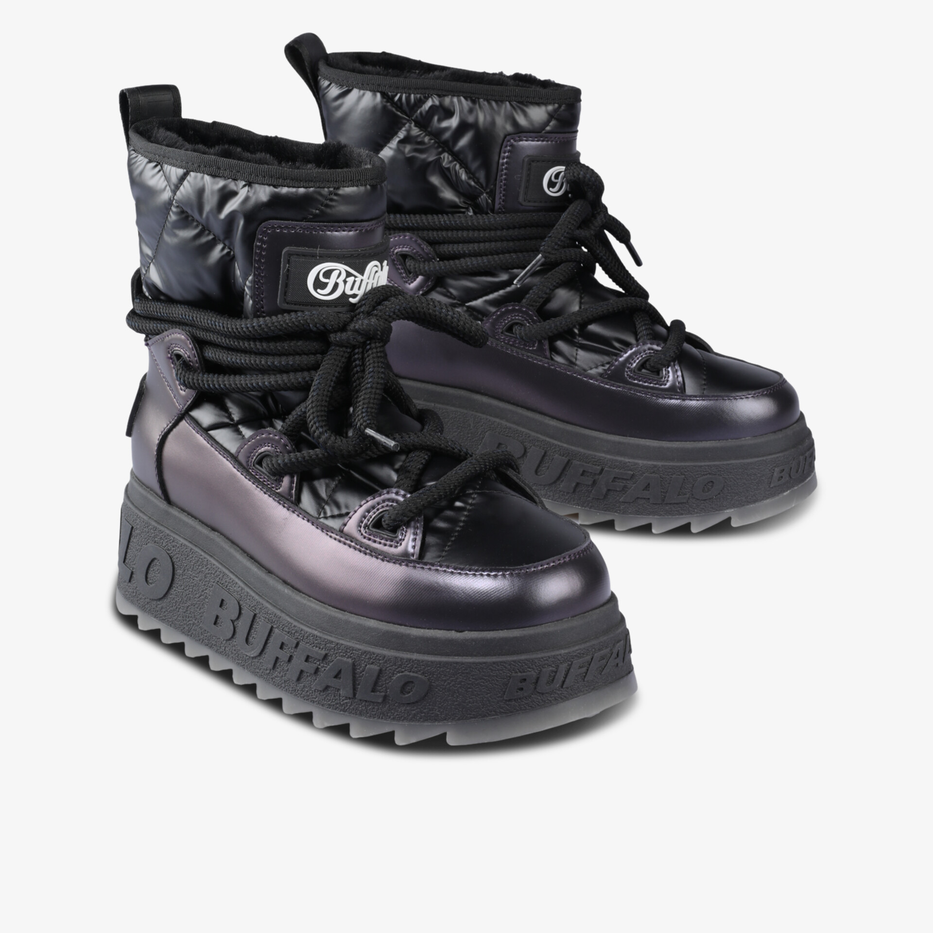 Buffalo Damen Winter Boots schwarz