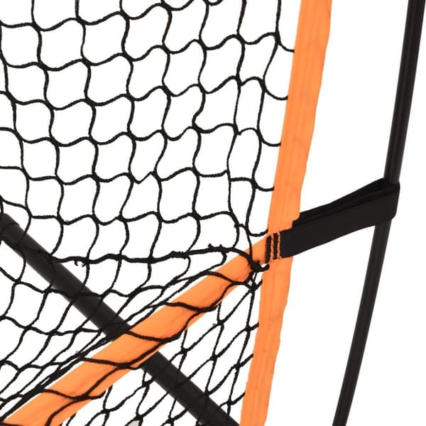 vidaXL Golfnett svart og oransje 215x107x216 cm polyester