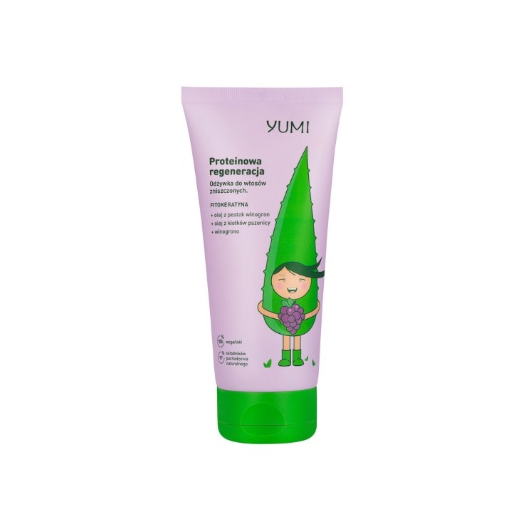 Yumi Protein regeneratie Conditioner voor beschadigd haar Druif 200 ml