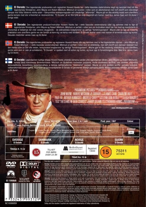 El Dorado - John Wayne - DVD
