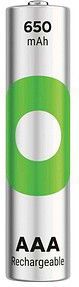 GP - ReCyko - AAA Batterijen - 650 mAh - 2-Pack - Voor Draadloze Apparaten