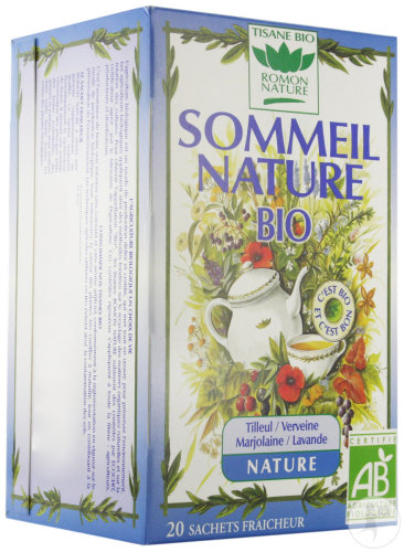 Tisane Romon Sommeil Nature Bio 20 Sachets