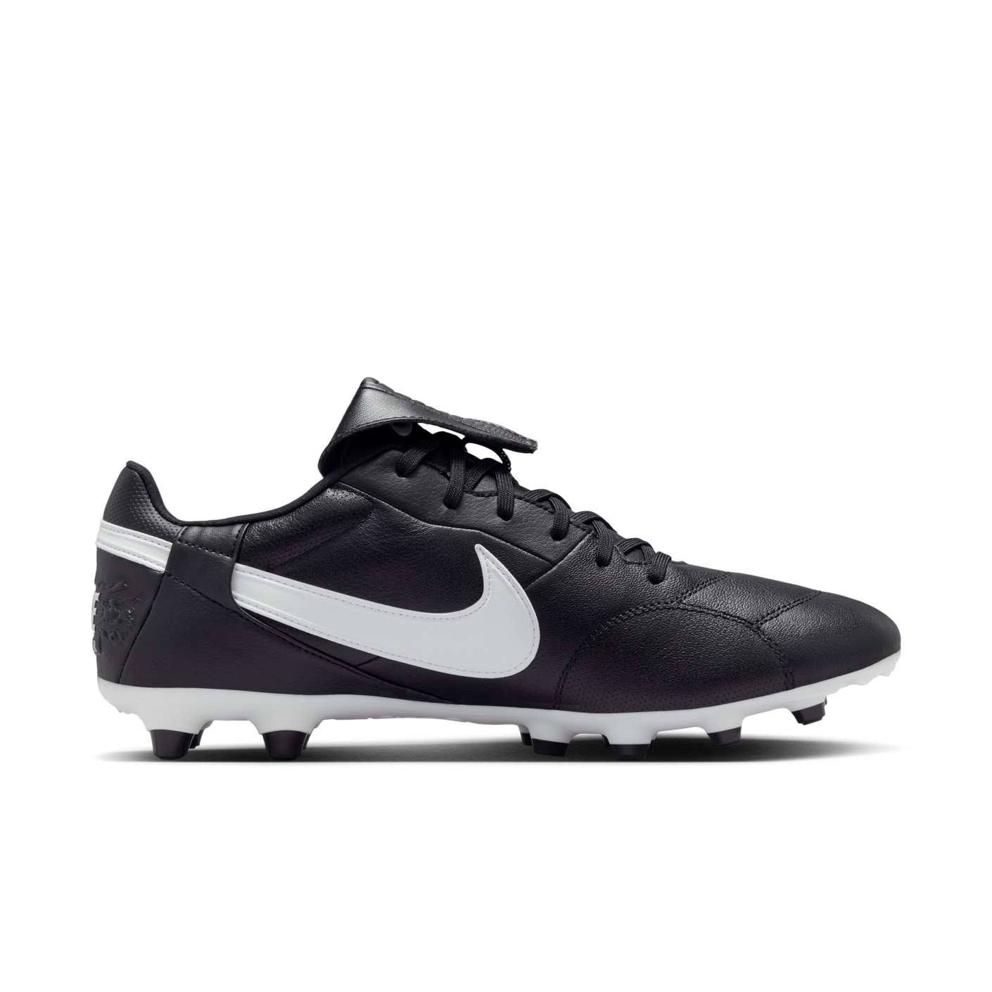 Nike Premier III Gras Voetbalschoenen (FG) Zwart Wit Zwart