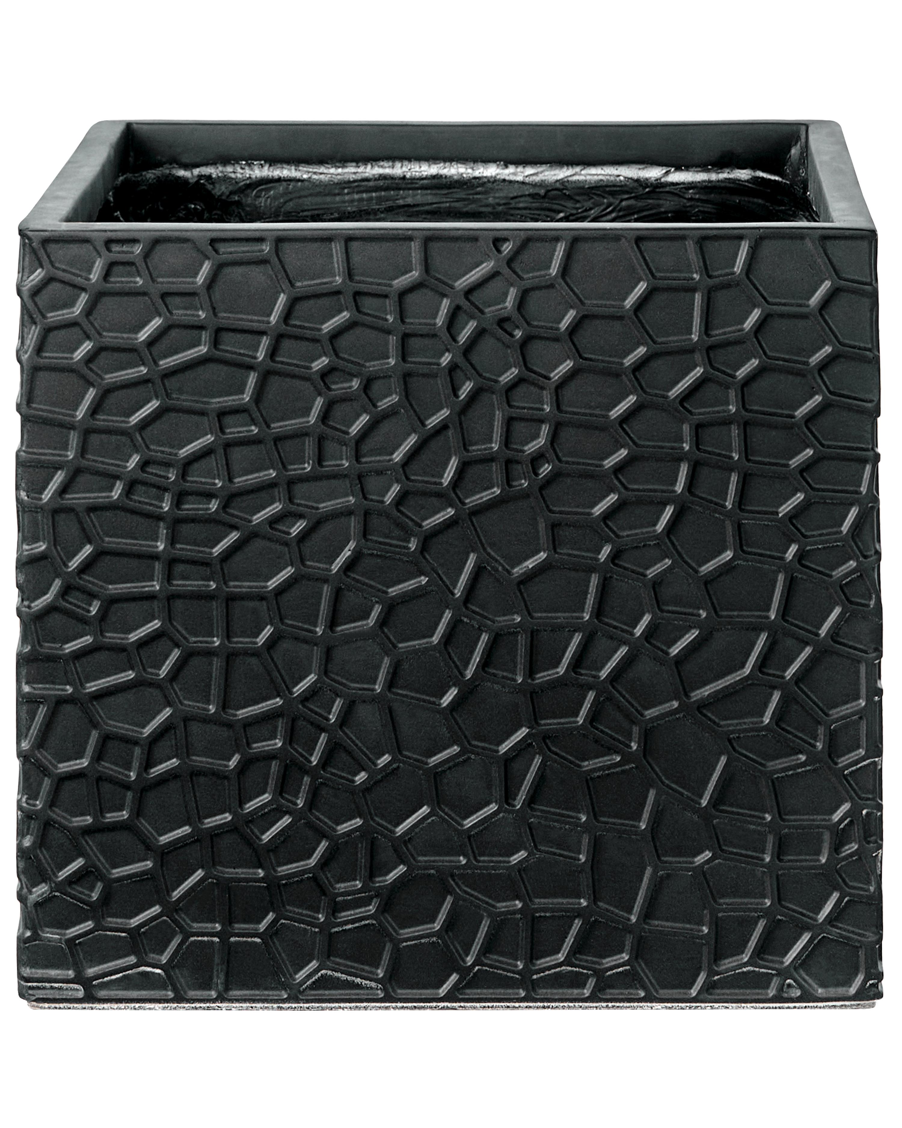 Bloempot FEIYAN 44 cm Zwart