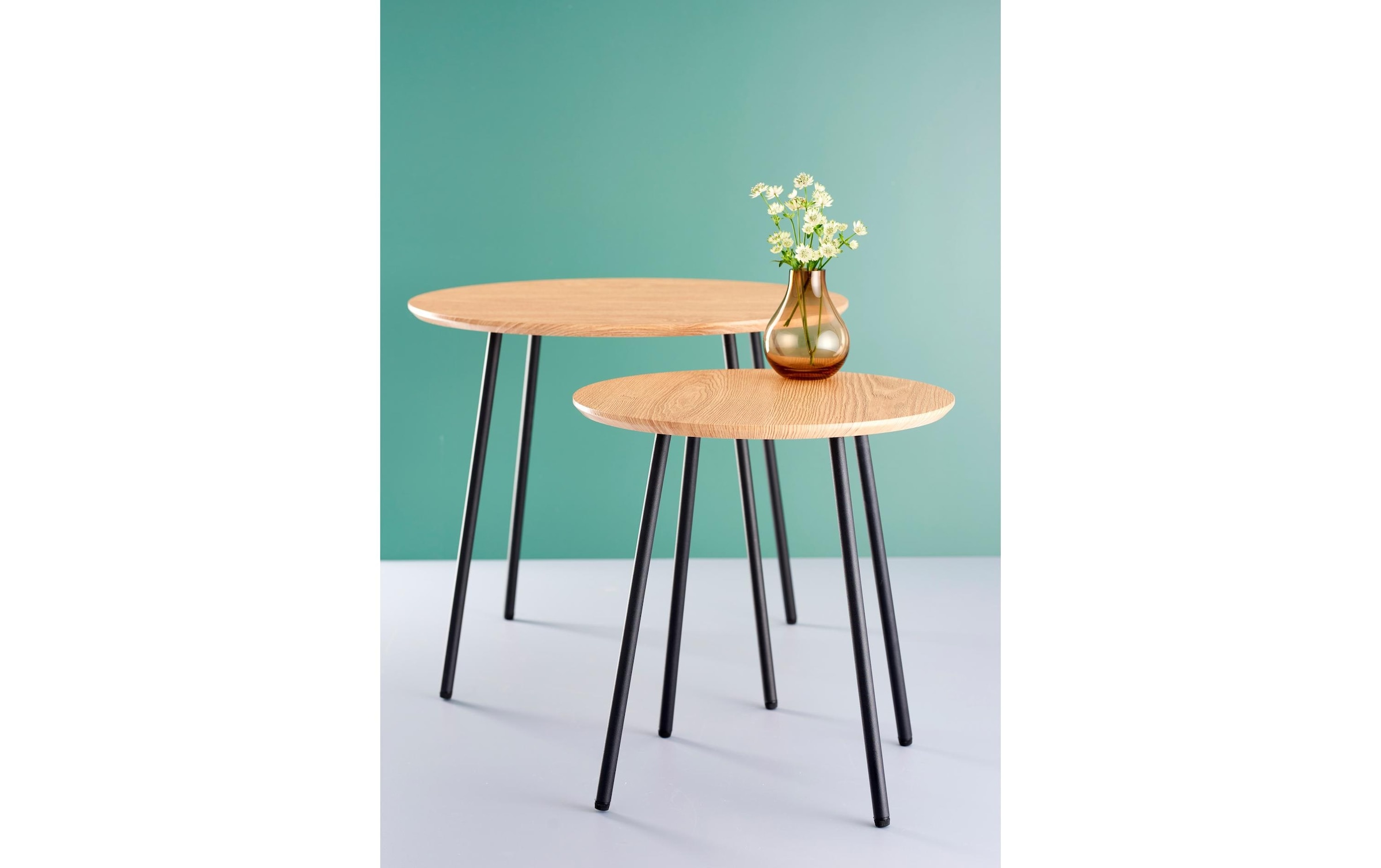 Schou Beistelltisch »Ø 40 cm Braun/«