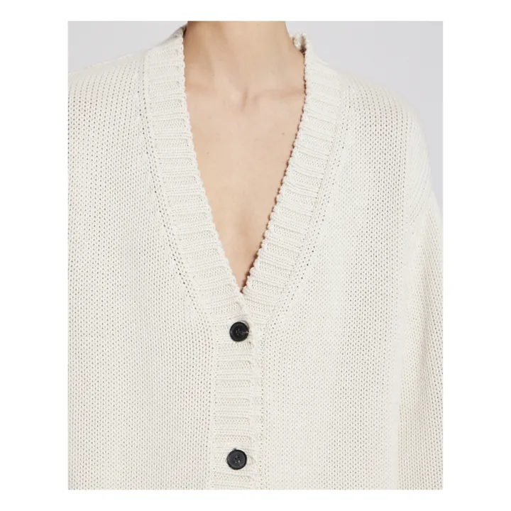 GAI+LISVA Cardigan Iben Coton Bio | Ecru