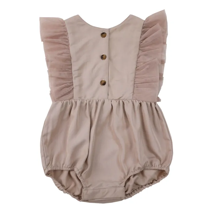 Donsje Barboteuse à Volants Odine | Rose