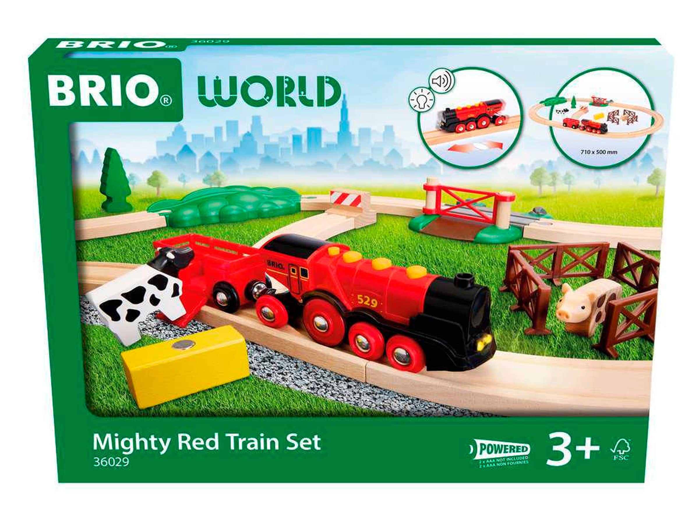 BRIO Rote Lola Bauernhof Zugset
