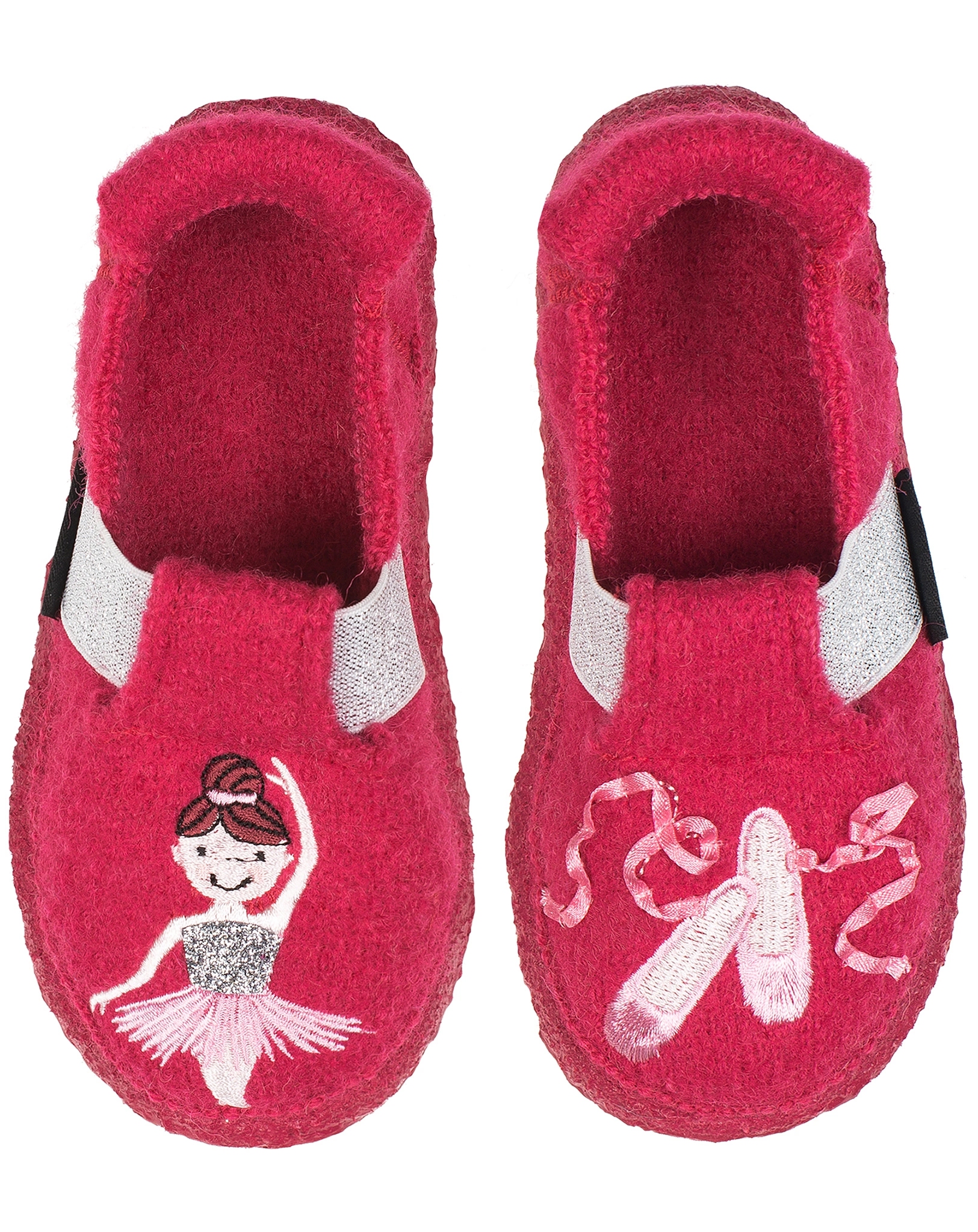 Schlupf-Hausschuhe BALLET in fuchsia