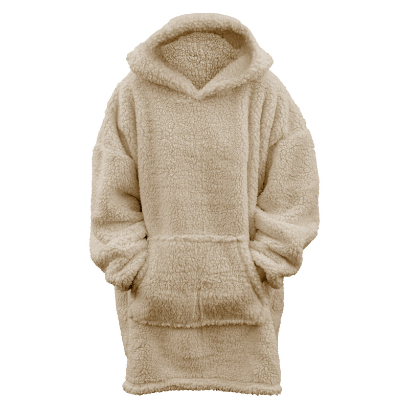 Pull plaid sherpa