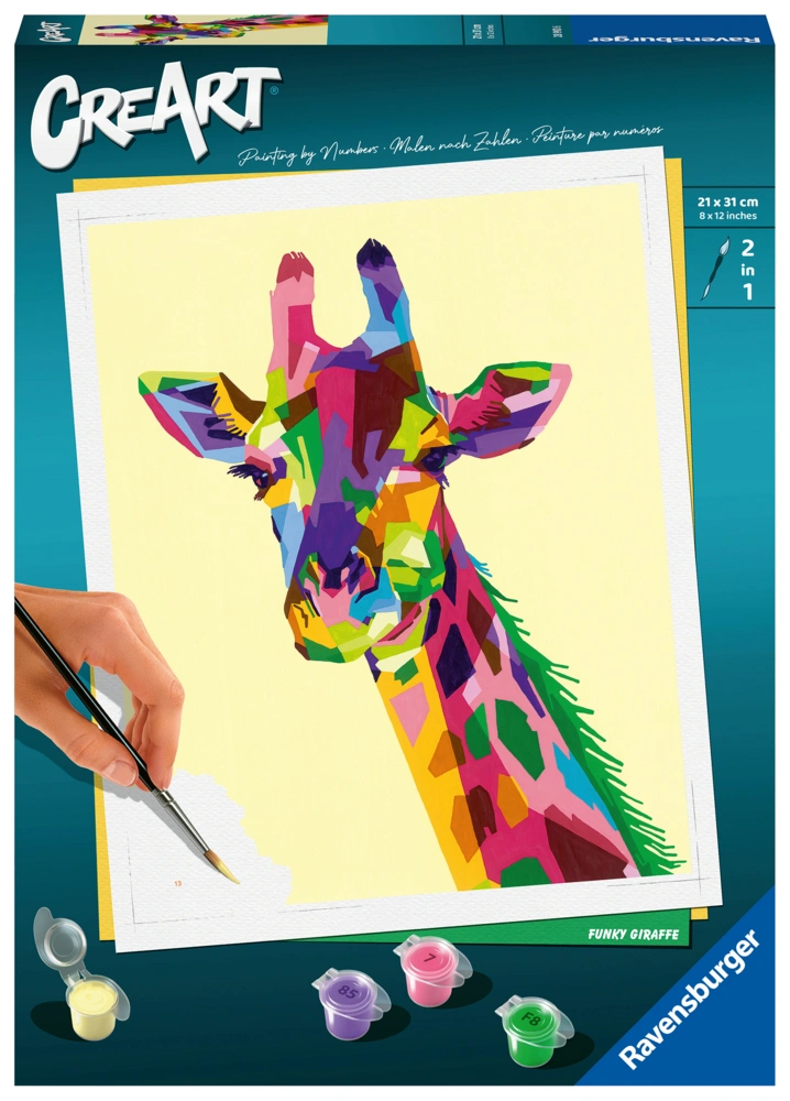 Ravensburger Malen nach Zahlen 28993 - Funky Giraffe - ab 12 Jahren