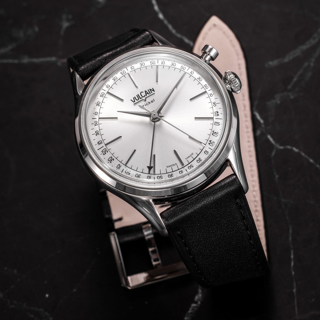 Vulcain Cricket President 39mm Silver Steel Caseback