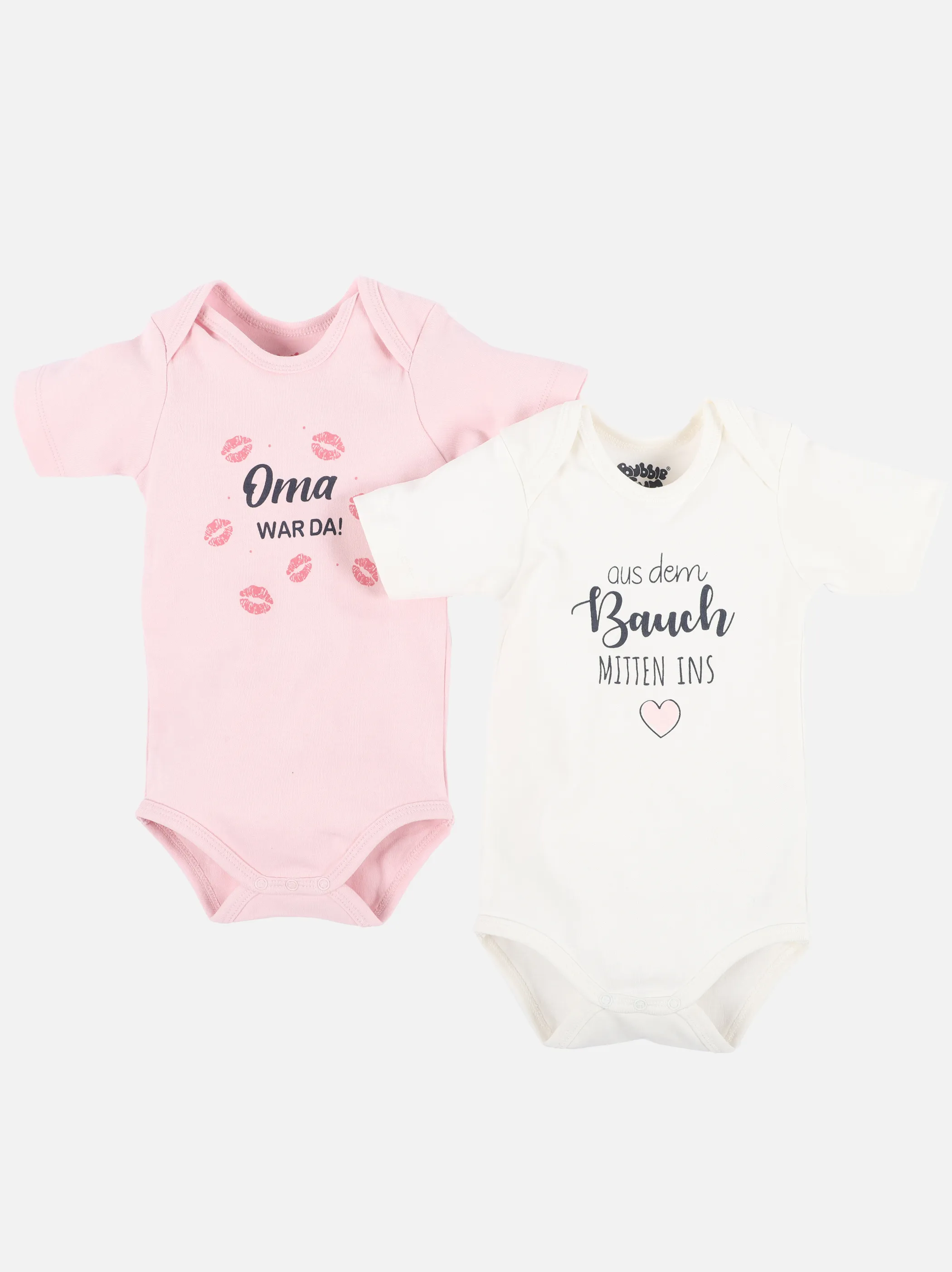 Baby Mädchen Sprüche Body im 2er Pack