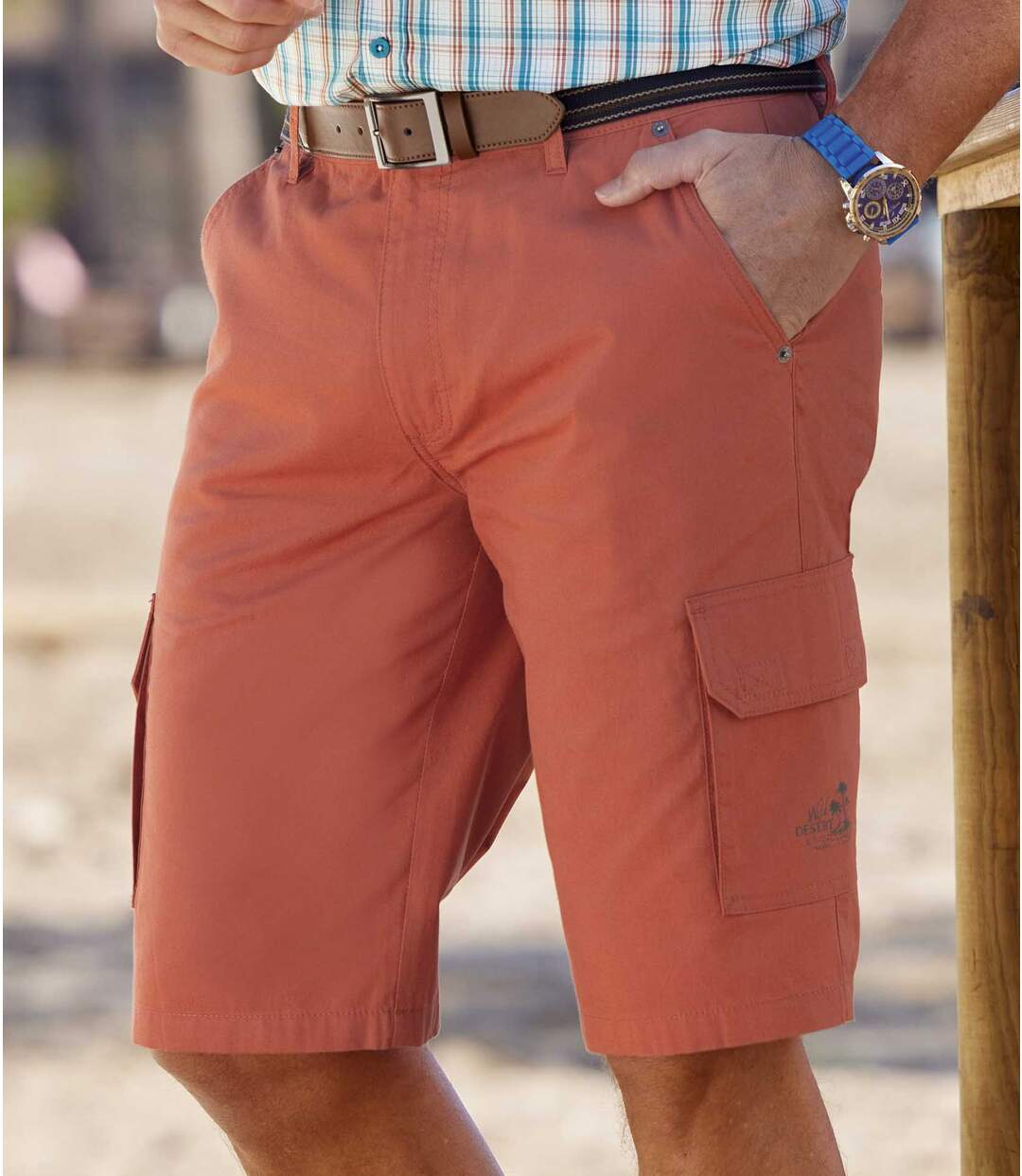 Bermuda Toile 2 poches cargo