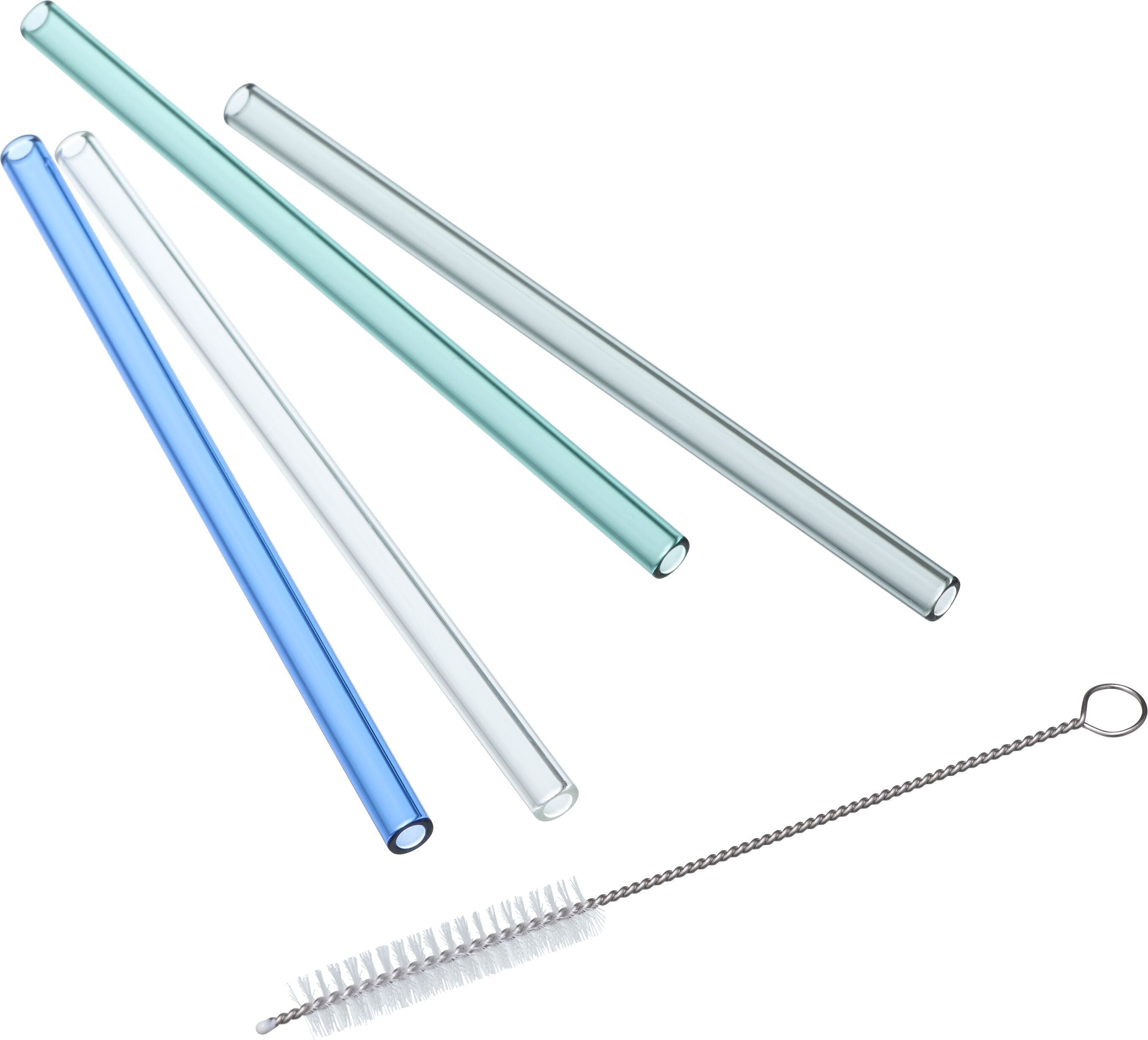 NUCCIA Trinkhalm-Set - Multicolor / H: 15.0 cm