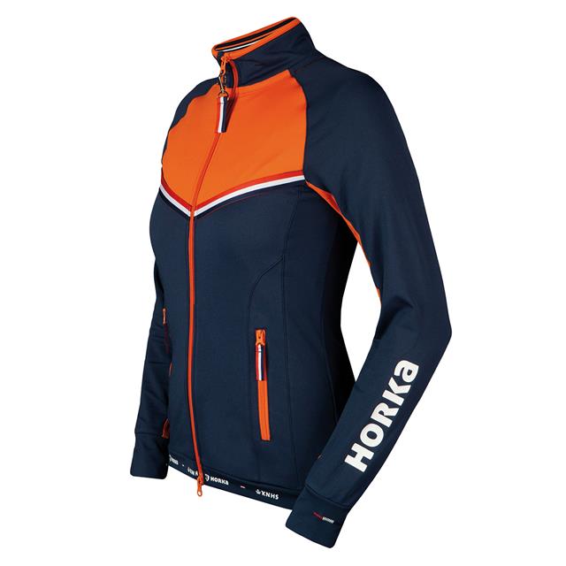 Vest KNHS Fan NL Dames Donkerblauw-oranje