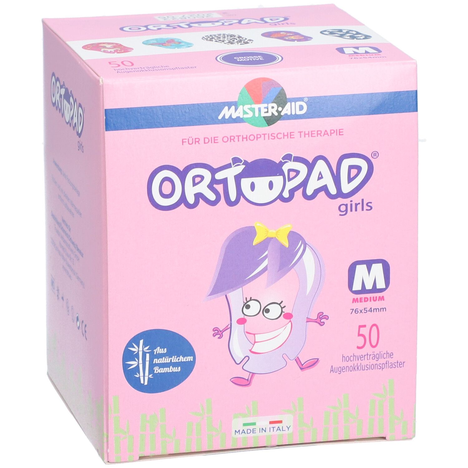 ORTOPAD for girls medium Augenokklusionspflaster